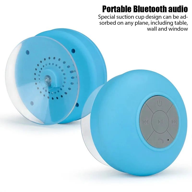 2023 Waterproof Bluetooth Shower Speaker – Mini Portable Wireless Subwoofer for Phone, Computer & Outdoor Use