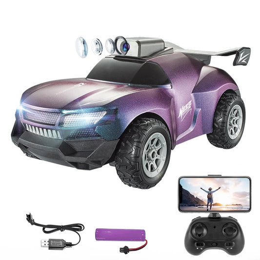 FPV RC Car with HD 1080P Camera, 2.4Ghz Remote Control Car Speed Adjustable Electric High Speed Vehicle with Colorable Shells for Kids Adults Xmas Gift