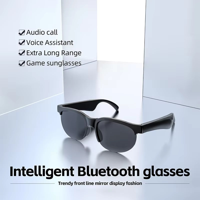 Wireless Bluetooth Glasses | Sports Driving Sunglasses with Built-In Headset & Earbuds