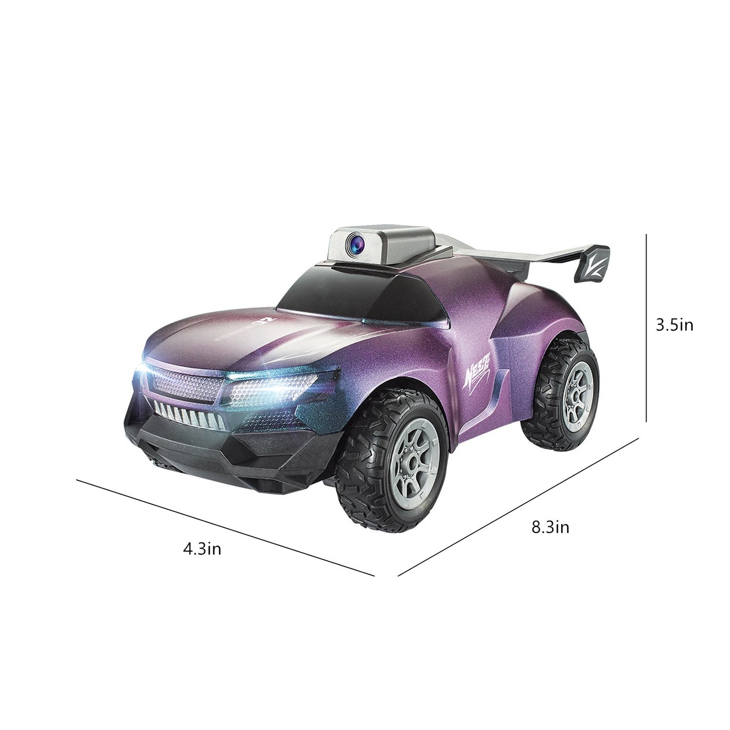 FPV RC Car with HD 1080P Camera, 2.4Ghz Remote Control Car Speed Adjustable Electric High Speed Vehicle with Colorable Shells for Kids Adults Xmas Gift