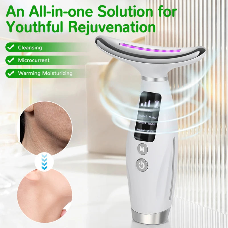 Face & Neck Lifting Beauty Device - Vibration Massage for Skin Care & Personal Use