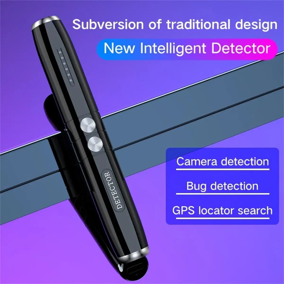 Hidden Camera Detectors, Portable 5-1 Device GPS Tracker Detector Detector Privacy Protector RF Signal Detector Wireless Devices