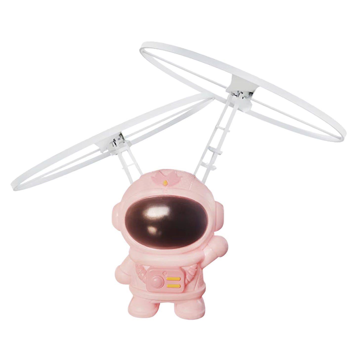 "Astronaut Hand Controlled Flying Toy Drone with LED Lights – Mini Fly Spinner for Kids – Perfect Gift"