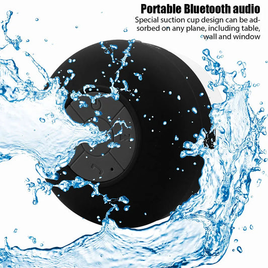 2023 Waterproof Bluetooth Shower Speaker – Mini Portable Wireless Subwoofer for Phone, Computer & Outdoor Use