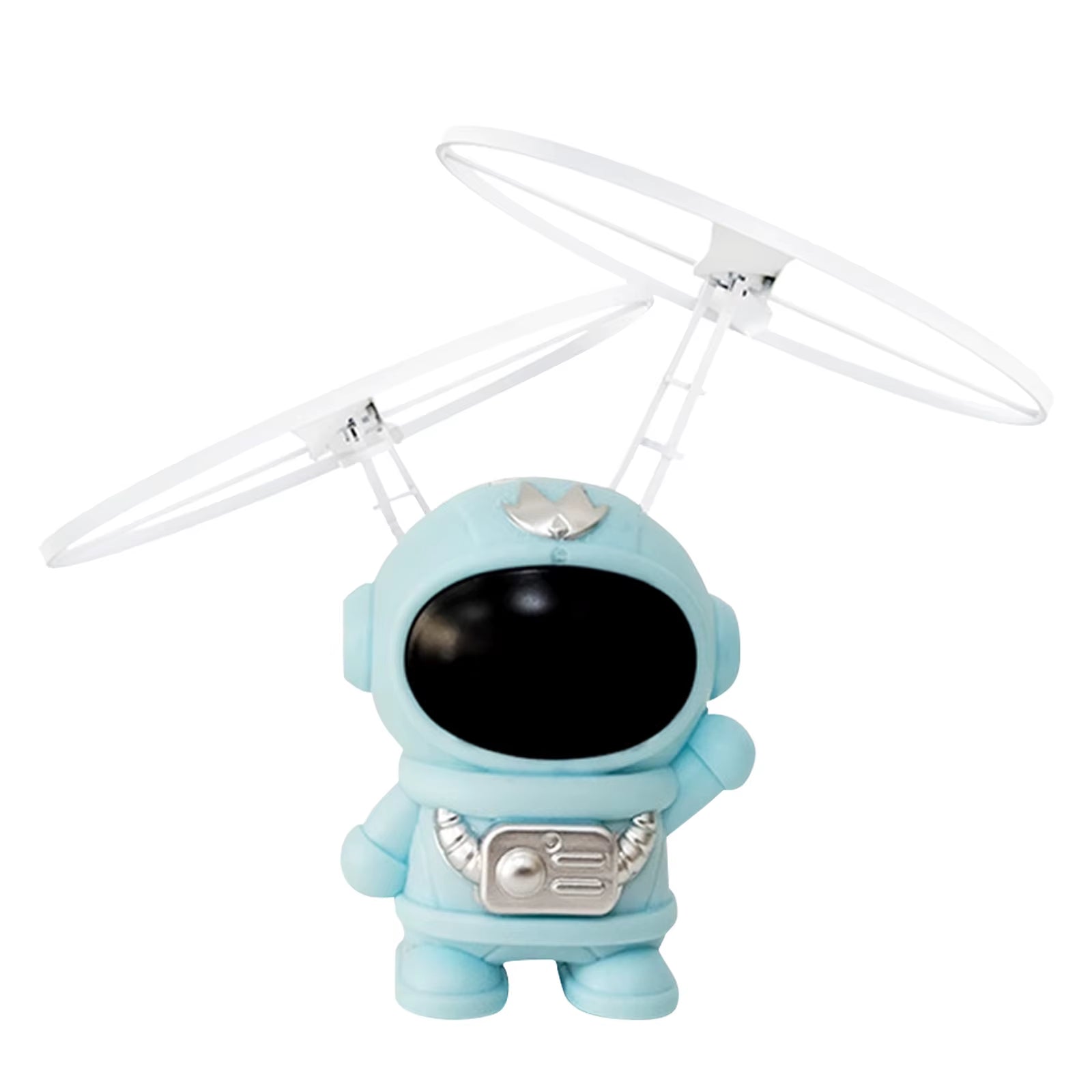 "Astronaut Hand Controlled Flying Toy Drone with LED Lights – Mini Fly Spinner for Kids – Perfect Gift"